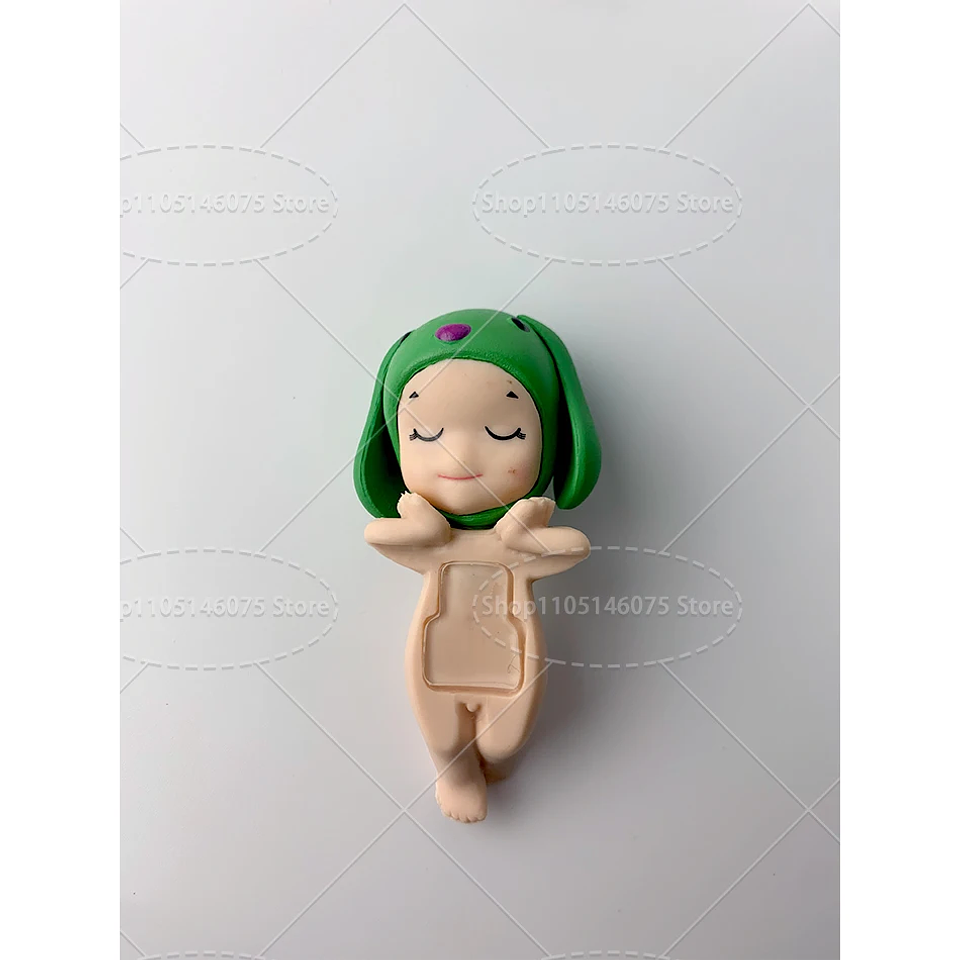 Sonny Angle Dreaming Series, muñeca de Ángel encantadora, adorno de escritorio, 12 piezas, muñeco de Ángel pequeño, adorno de paisaje, sombrero de Animal, diseño de sujeción 30