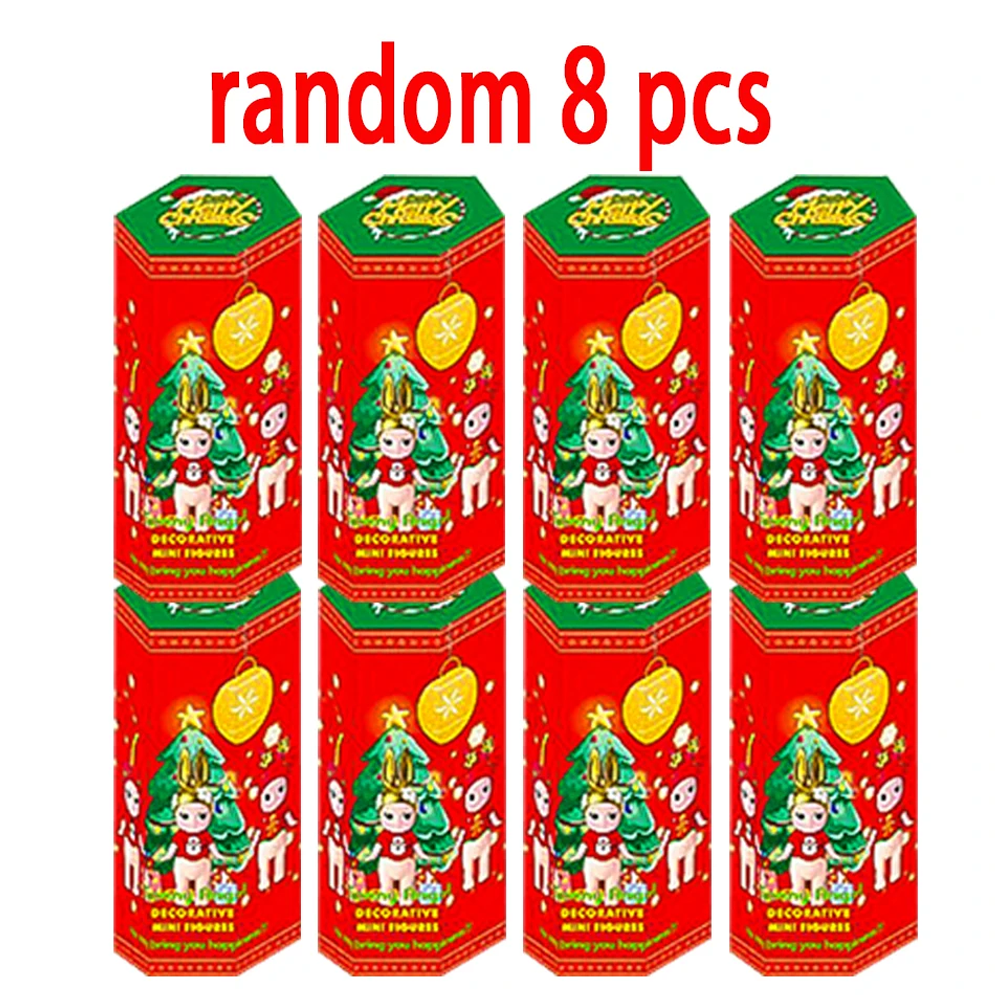 Caja ciega navideña de Sunnys Angel, Mini muñecas de la serie, modelo de coche de PVC, decoración de escritorio, regalos de vacaciones, novedad de 2026 19