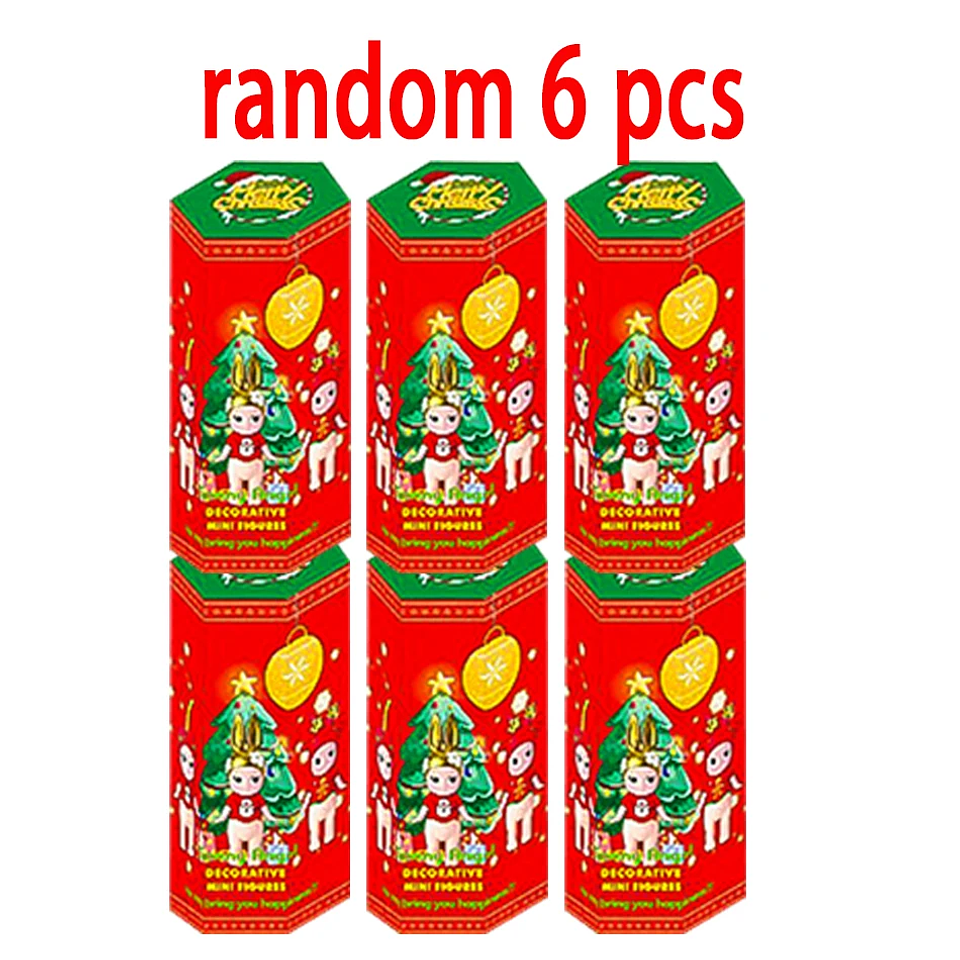 Caja ciega navideña de Sunnys Angel, Mini muñecas de la serie, modelo de coche de PVC, decoración de escritorio, regalos de vacaciones, novedad de 2026 20
