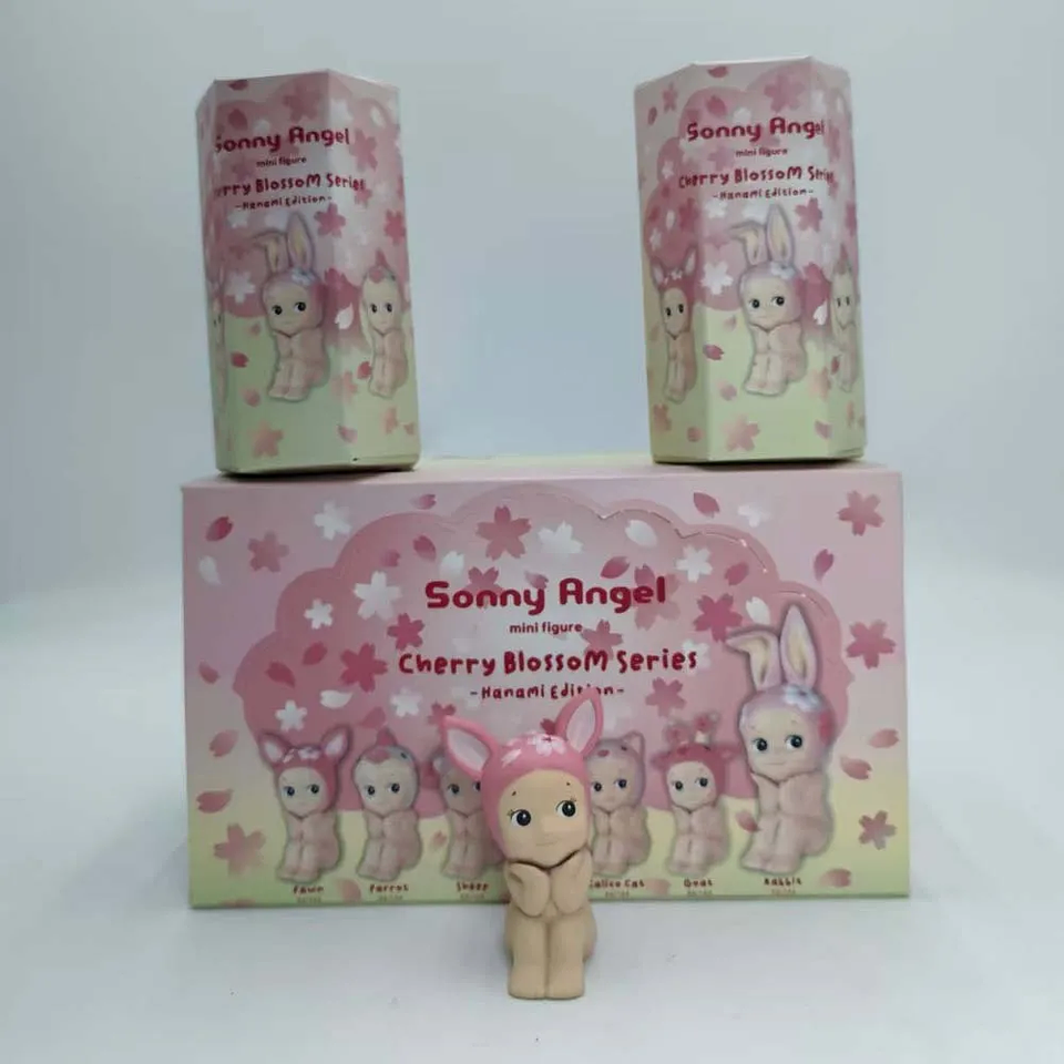 Caja ciega de Sonny Angel, juguetes de la serie Cherry Blossom, caja misteriosa Kawaii, muñeca bonita de la suerte, decoración, modelo coleccionable, regalos para parejas 23