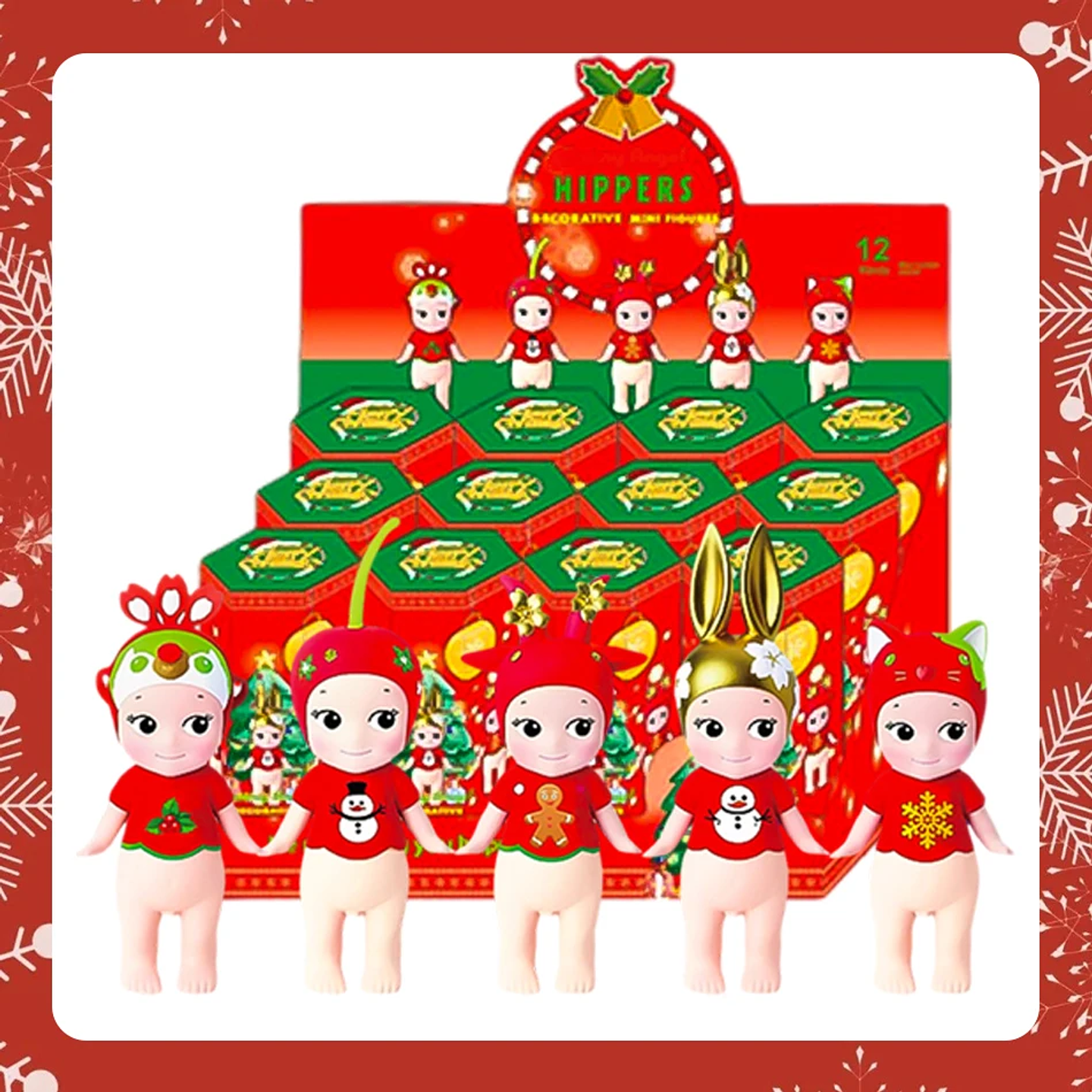 Caja ciega navideña de Sunnys Angel, Mini muñecas de la serie, modelo de coche de PVC, decoración de escritorio, regalos de vacaciones, novedad de 2026 23