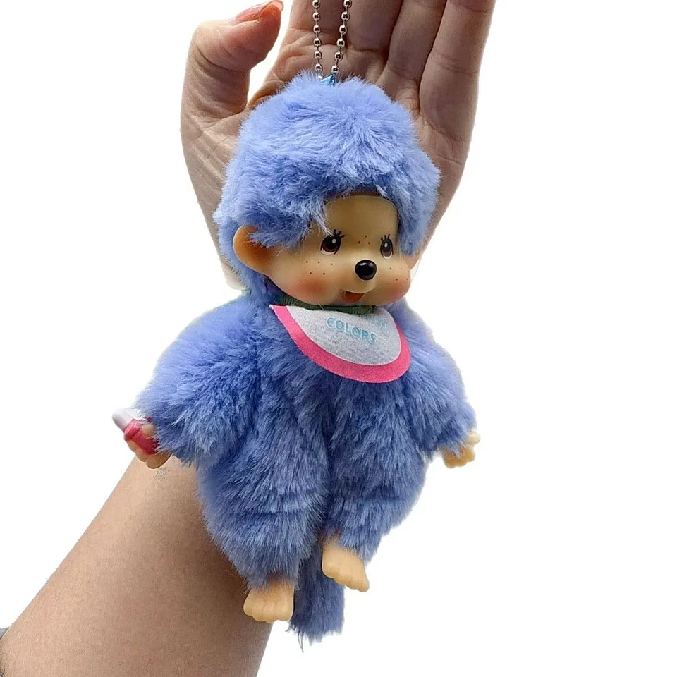 2025 NEW XS High Quality 15cm Vinyl Plush Monchichis Keychain Kawaii Doll Toy 23