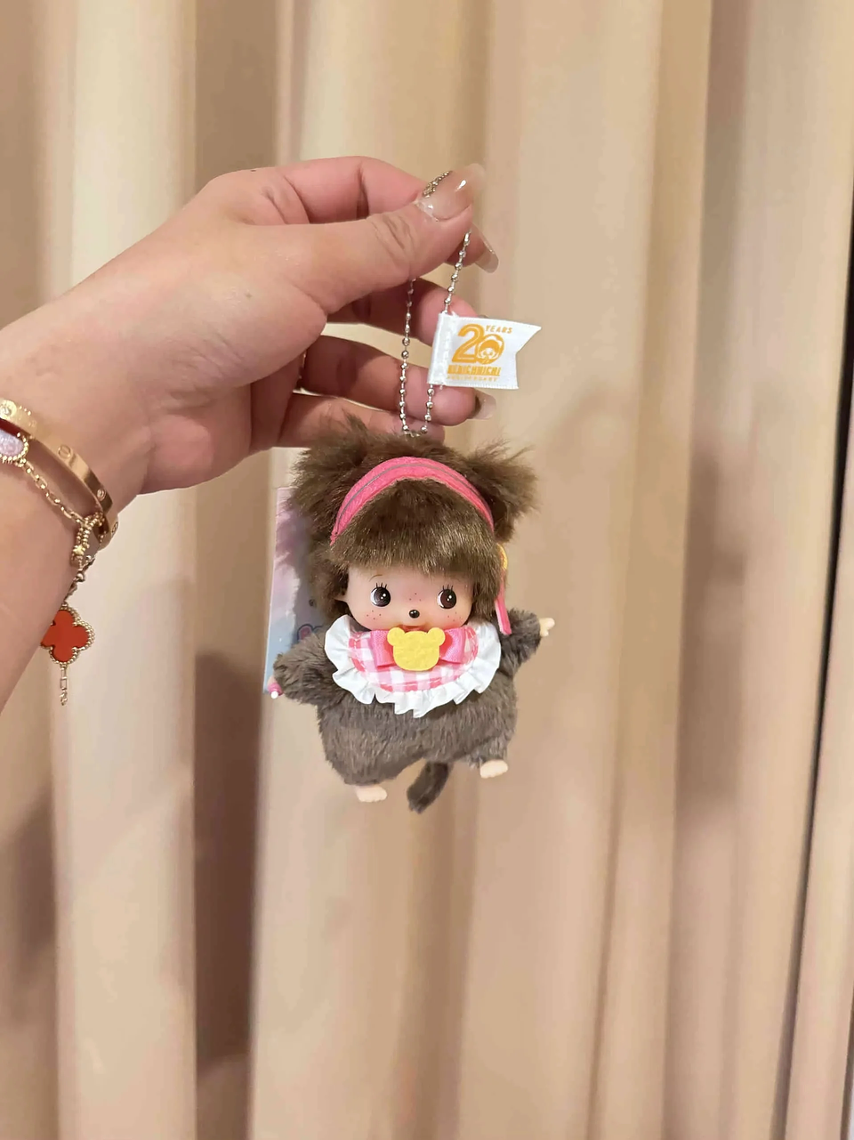 Caliente Original lindo e interesante ídolos de Monchichi japonés amor frijoles ídolo colgantes pareja regalos novia regalos de cumpleaños 41