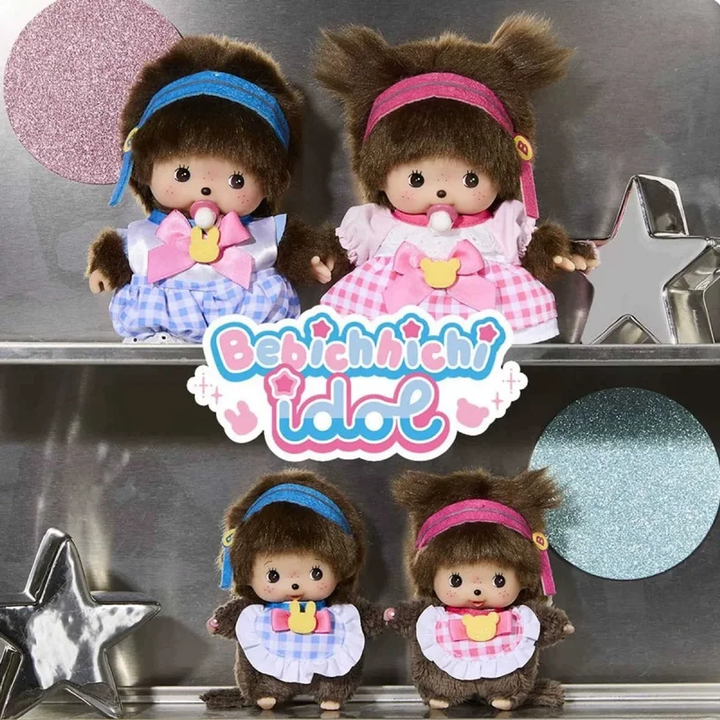 Caliente Original lindo e interesante ídolos de Monchichi japonés amor frijoles ídolo colgantes pareja regalos novia regalos de cumpleaños 44