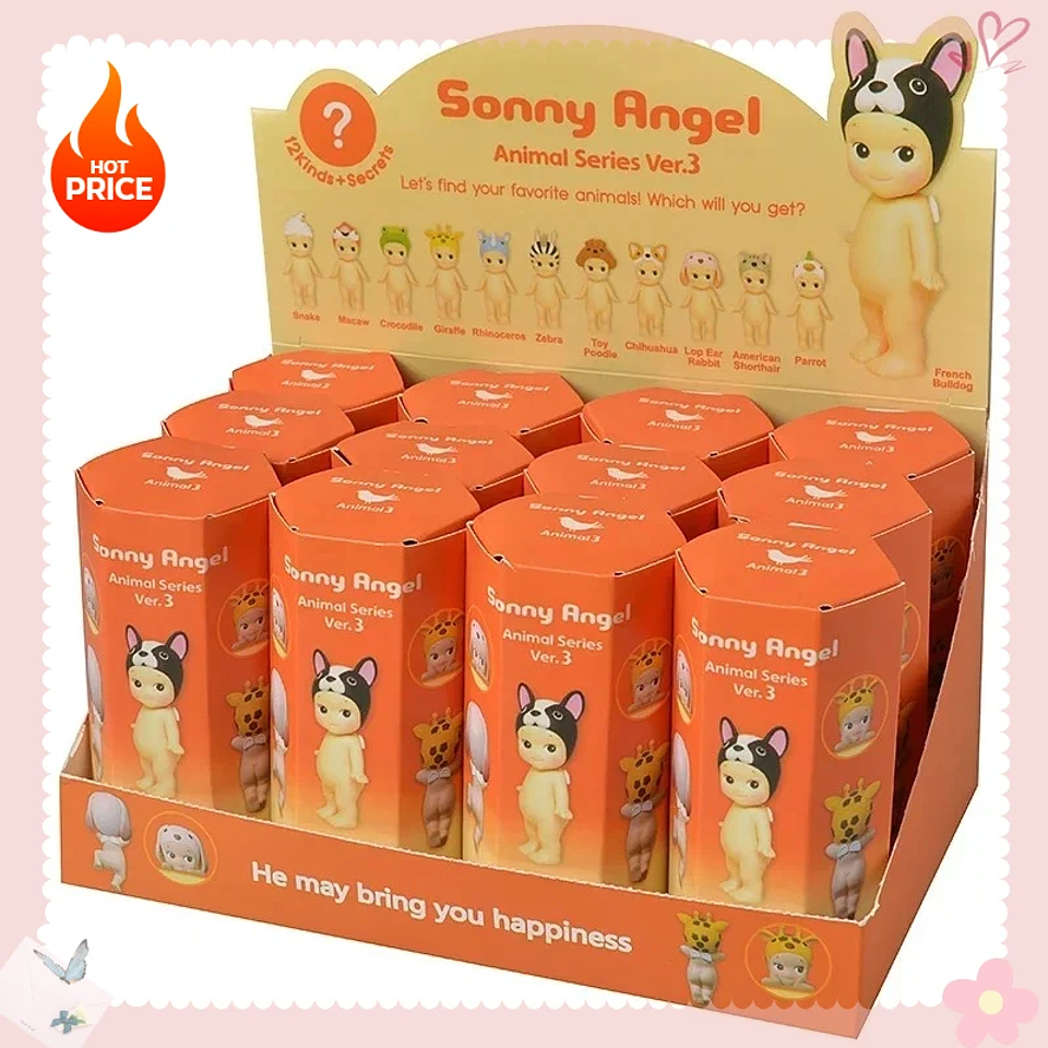Caja ciega de tercera generación Animal Stand Up Mini lindo S Angel juguete sorpresa misterioso Anime modelo muñeca regalo para 1
