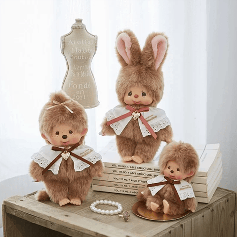 Babychichi Monchichi lindo y divertido regalo de Bebichichi decoración colgante de felpa regalos para niñas muñeca de moda nuevo producto genuino en Stock