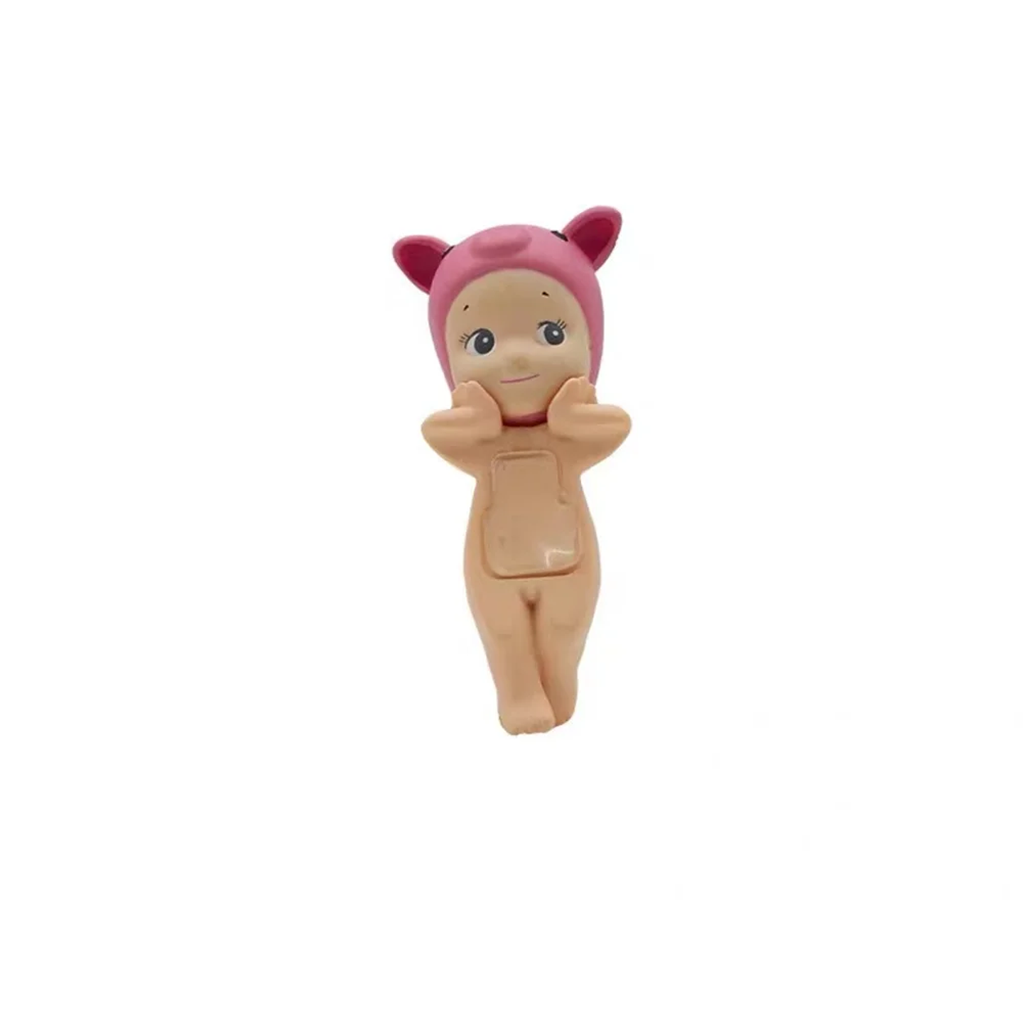 Figura de ángel sonriente, muñeca, muñeca de soporte para mejillas, estatuilla de decoración de coche 7