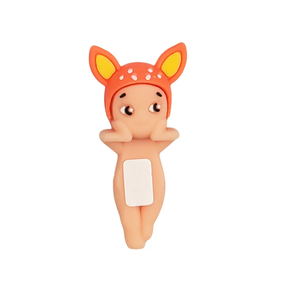 [GDL] 1pc Mini Decorative Doll with Animal Hat for Cell Phone, Variety of Models / Sonny Angel Hippers / YL7080 6