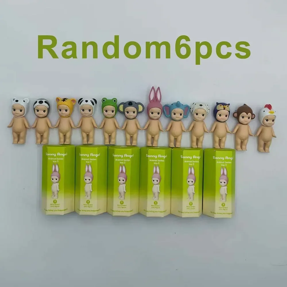 Sonny Angel Animal Ver.1 Caja Sorpresa, Muñeco Decorativo, Regalo de Navidad o Cumpleaños, Sorpresa Misteriosa, Coleccionables Lindos 8
