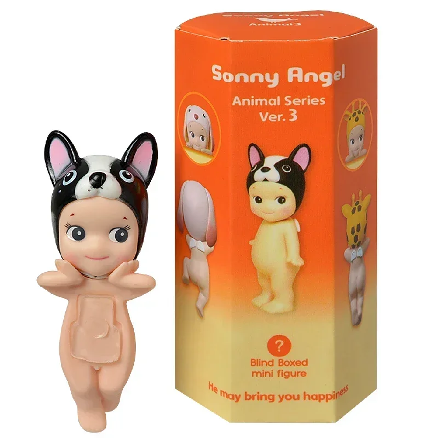 Caja ciega de tercera generación Animal Stand Up Mini lindo S Angel juguete sorpresa misterioso Anime modelo muñeca regalo para 9