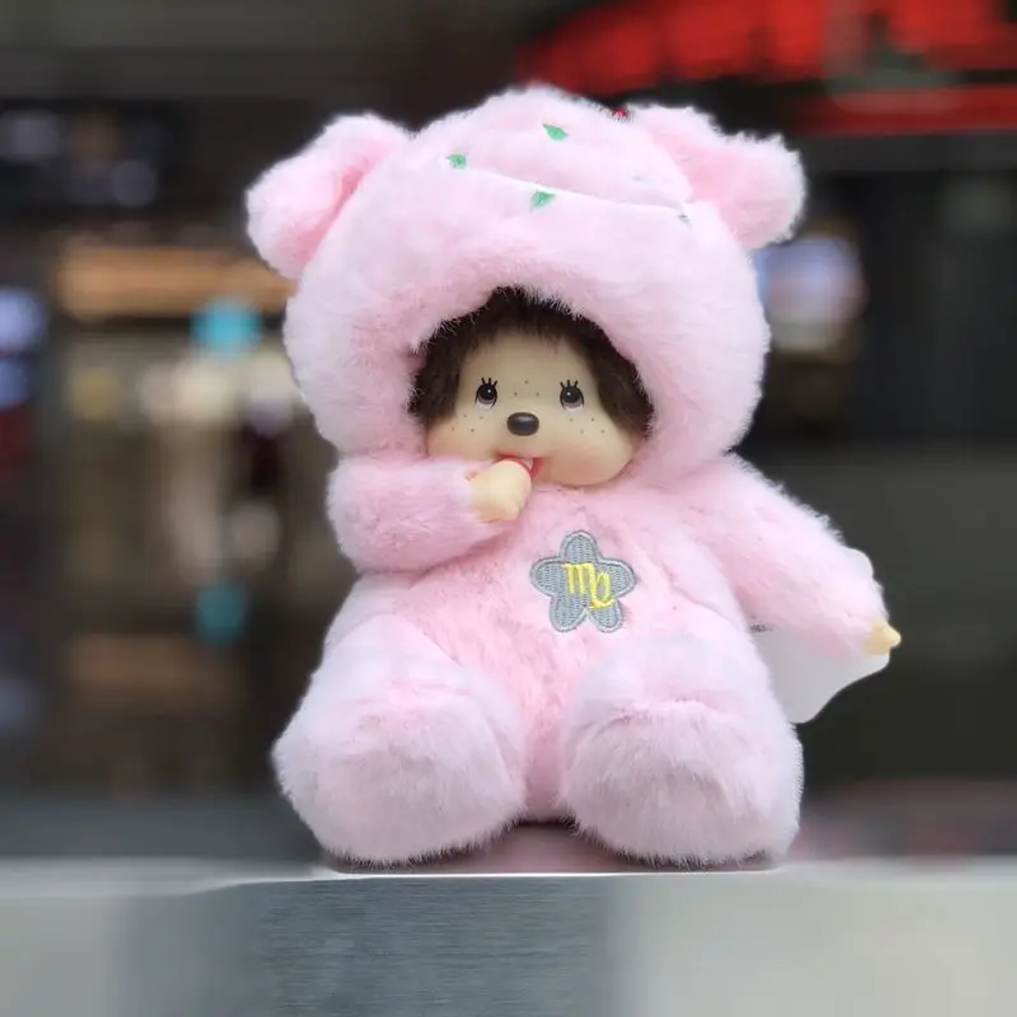 Monchichi muñeco de peluche 12 constelaciones 20cm pequeño Kawaii Anime Minnie Mouse muñeca niña sofá almohada regalo de cumpleaños 4