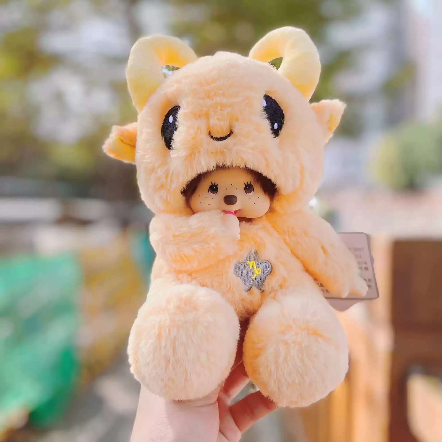 Monchichi muñeco de peluche 12 constelaciones 20cm pequeño Kawaii Anime Minnie Mouse muñeca niña sofá almohada regalo de cumpleaños 9