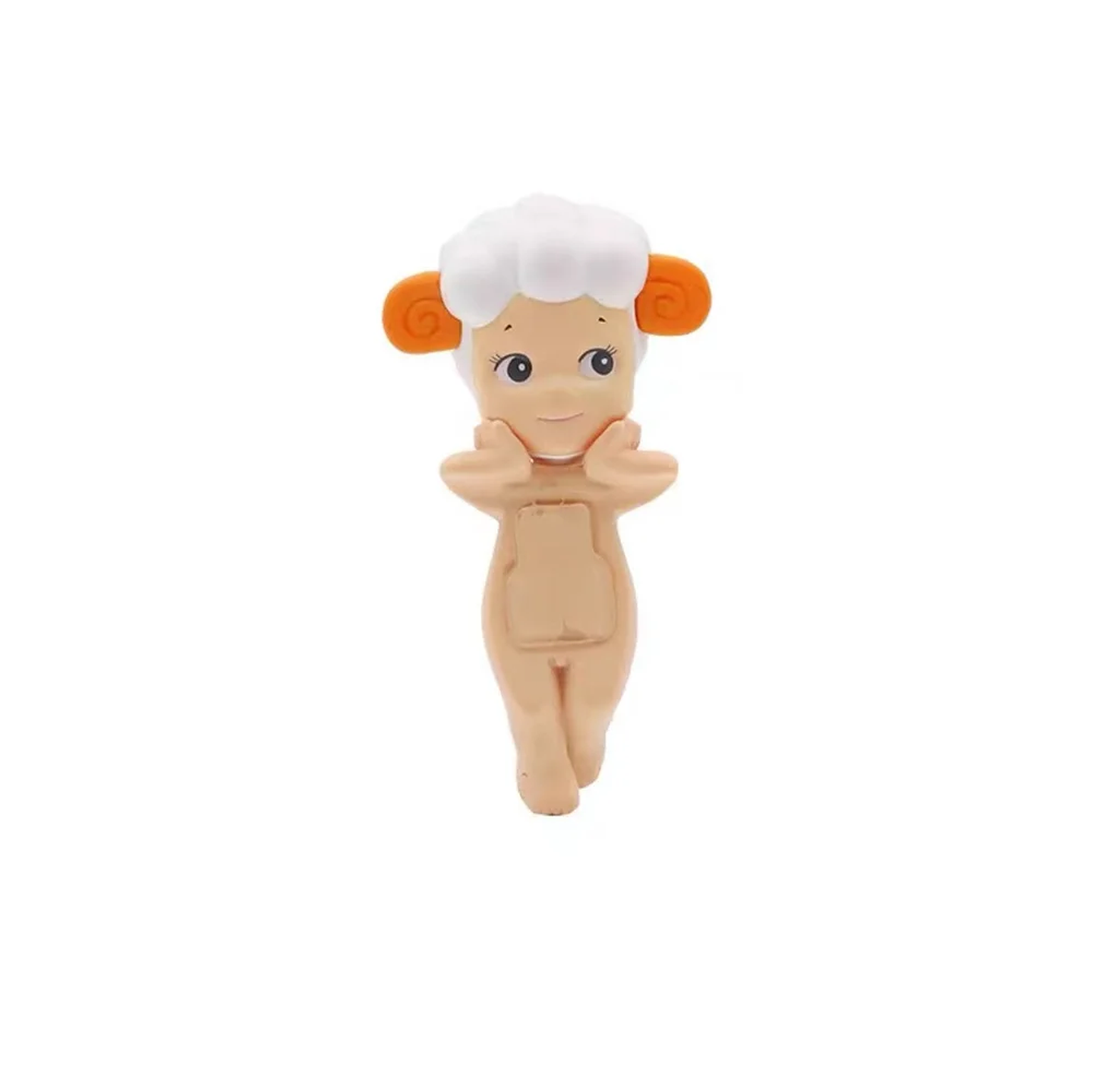 Figura de ángel sonriente, muñeca, muñeca de soporte para mejillas, estatuilla de decoración de coche 11