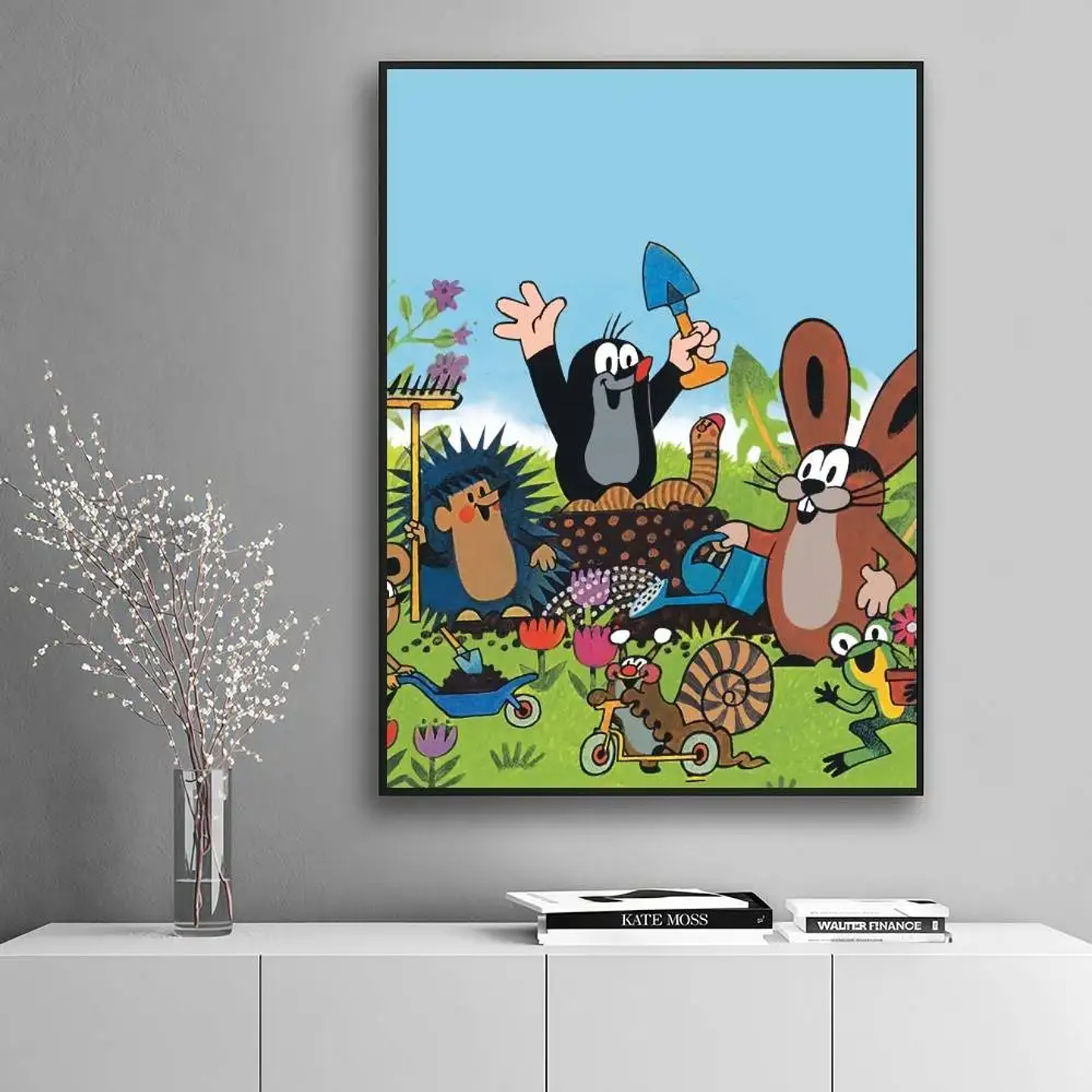 Lindo póster adhesivo de alta definición de The Little Mole, que embellece las paredes del hogar y de la habitación, disponible en diversos estilos. 7