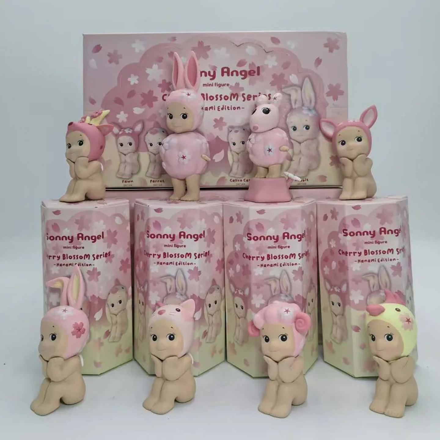 Caja ciega de Sonny Angel, juguetes de la serie Cherry Blossom, caja misteriosa Kawaii, muñeca bonita de la suerte, decoración, modelo coleccionable, regalos para parejas 5