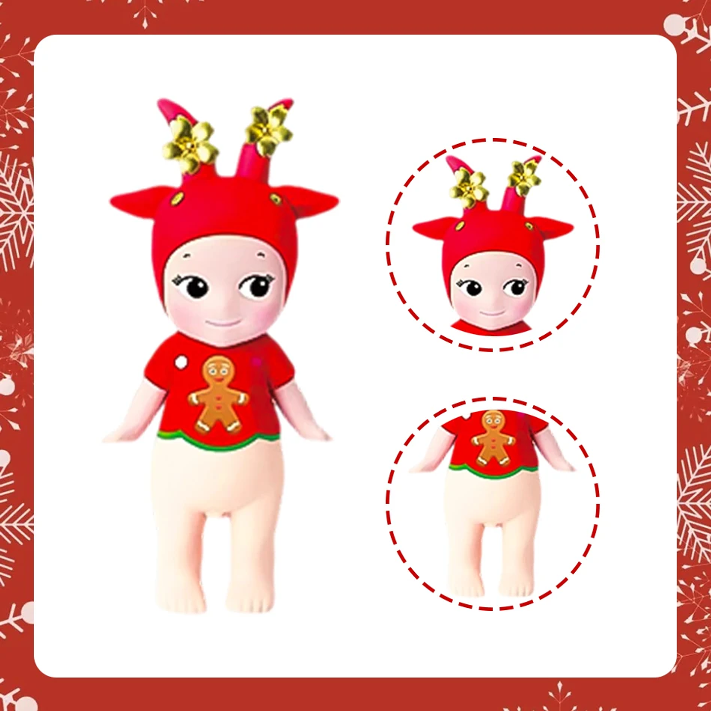 Caja ciega navideña de Sunnys Angel, Mini muñecas de la serie, modelo de coche de PVC, decoración de escritorio, regalos de vacaciones, novedad de 2026 3