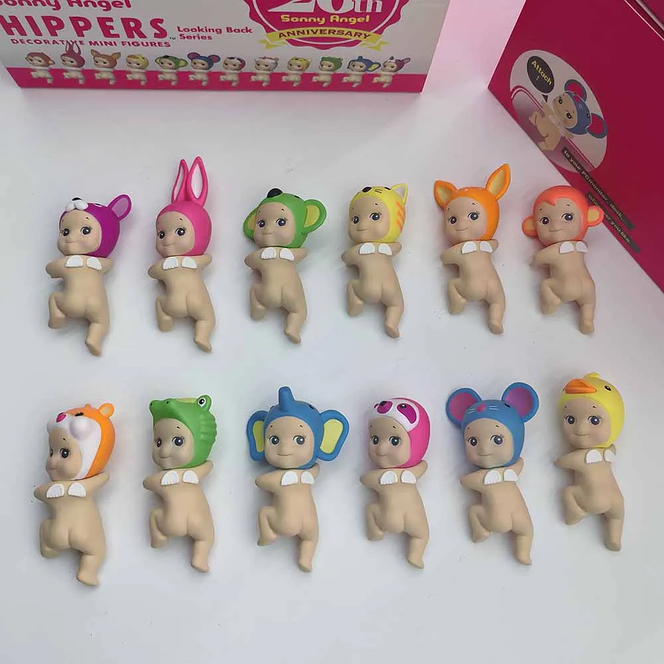 Sonny Angel-Muñeca de caja ciega de la serie Looking Back, figura de Anime para niñas, colección de adornos de escritorio, regalos de cumpleaños y Navidad 3