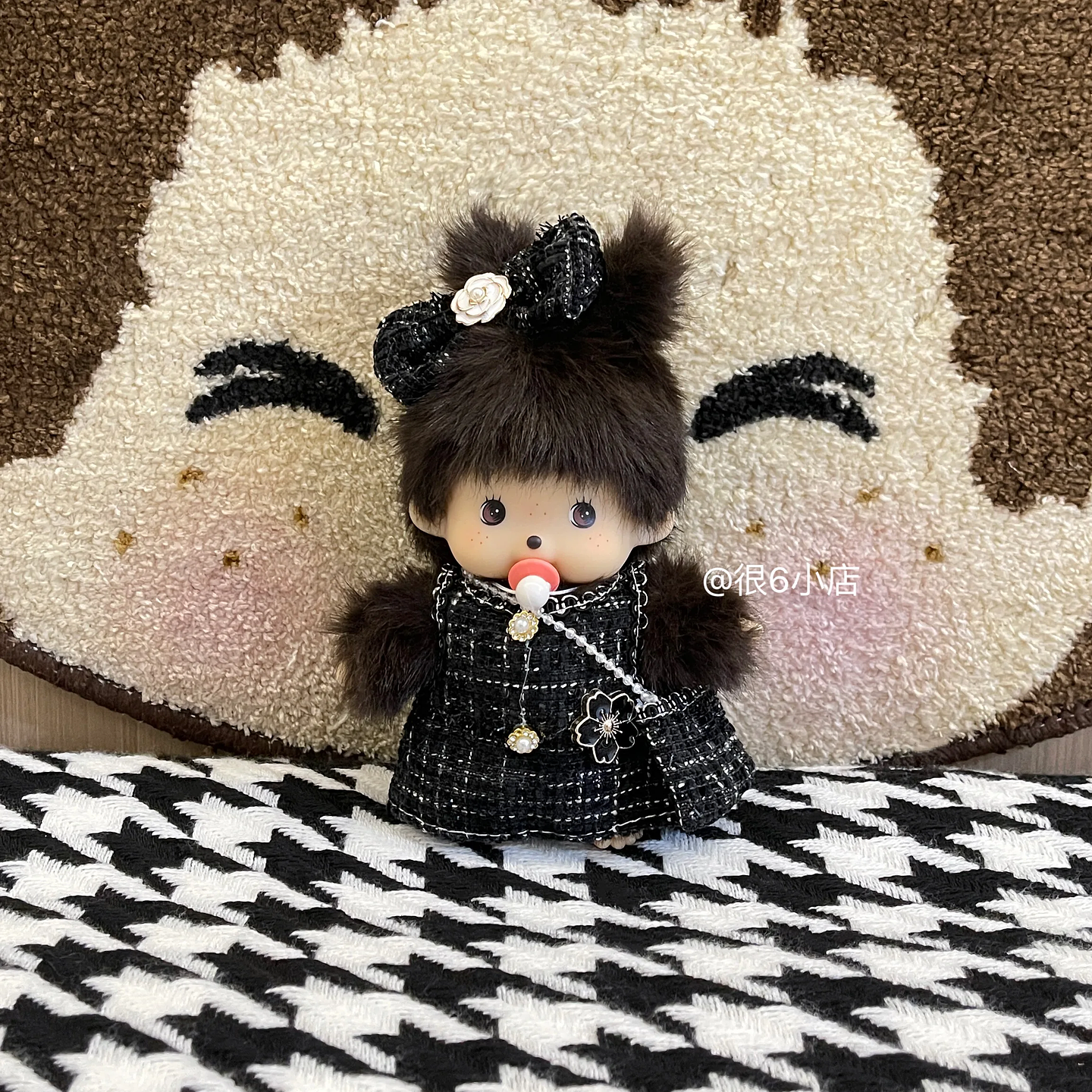 Nuevo llavero de muñecas Kawaii de 15cm, colgantes para bolso, juguetes, muñeca, marioneta de mano, descompresión, bolso bonito, decoración, muñecas de regalo de cumpleaños para niña 10