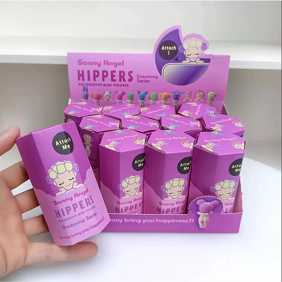 Sonny Angle Dreaming Series, muñeca de Ángel encantadora, adorno de escritorio, 12 piezas, muñeco de Ángel pequeño, adorno de paisaje, sombrero de Animal, diseño de sujeción 6