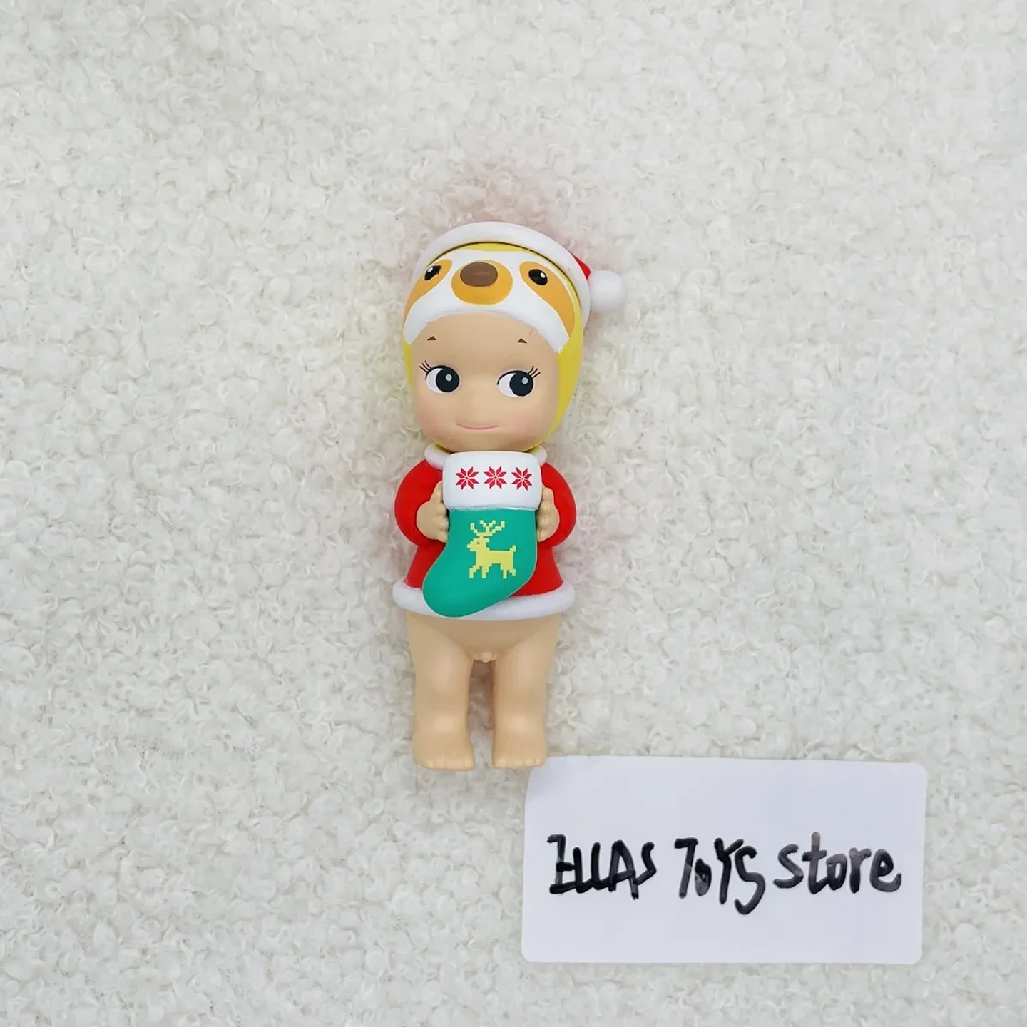 Sonny Angel Regalos de Navidad Serie 2020 Sin caja Sin bolsa Caja ciega Recheado Robby Regalo envuelto Globo de nieve Poinsettia SAS65696 5