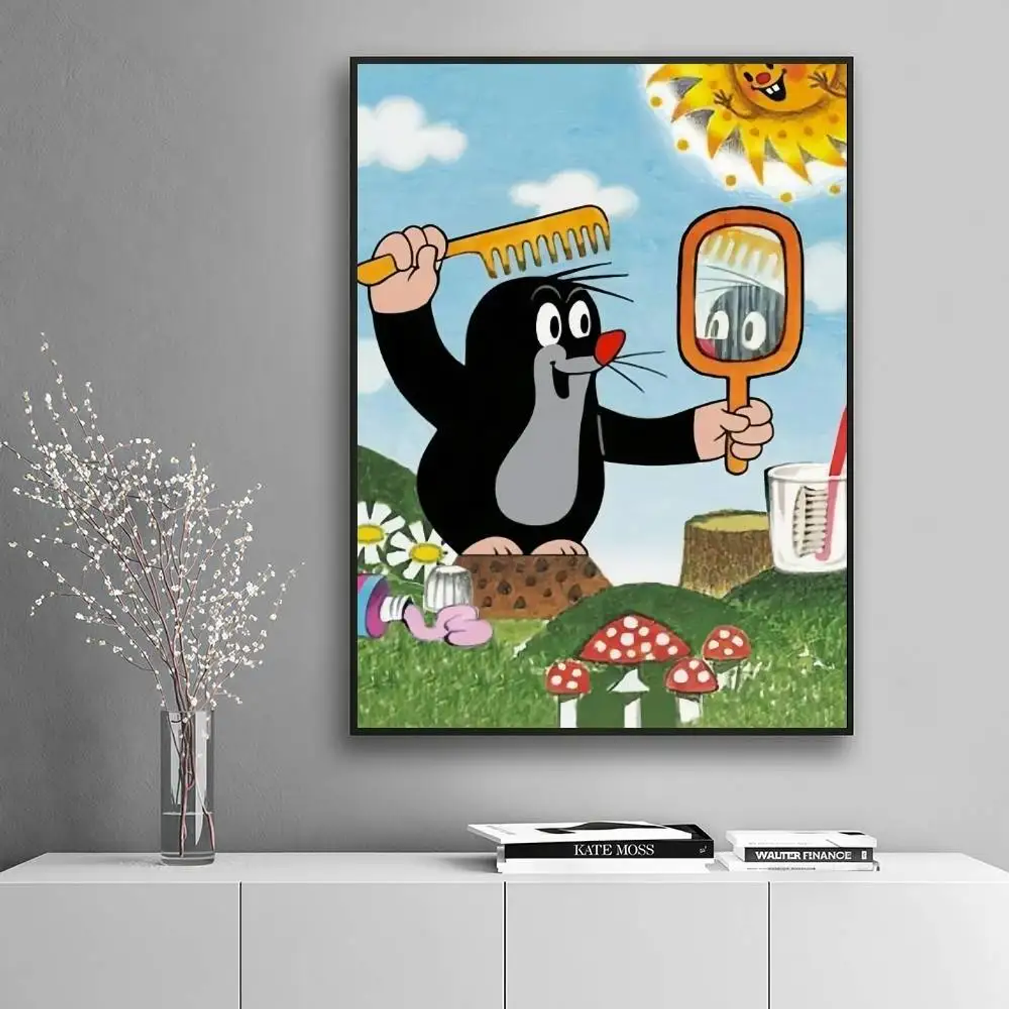 Lindo póster adhesivo de alta definición de The Little Mole, que embellece las paredes del hogar y de la habitación, disponible en diversos estilos. 8