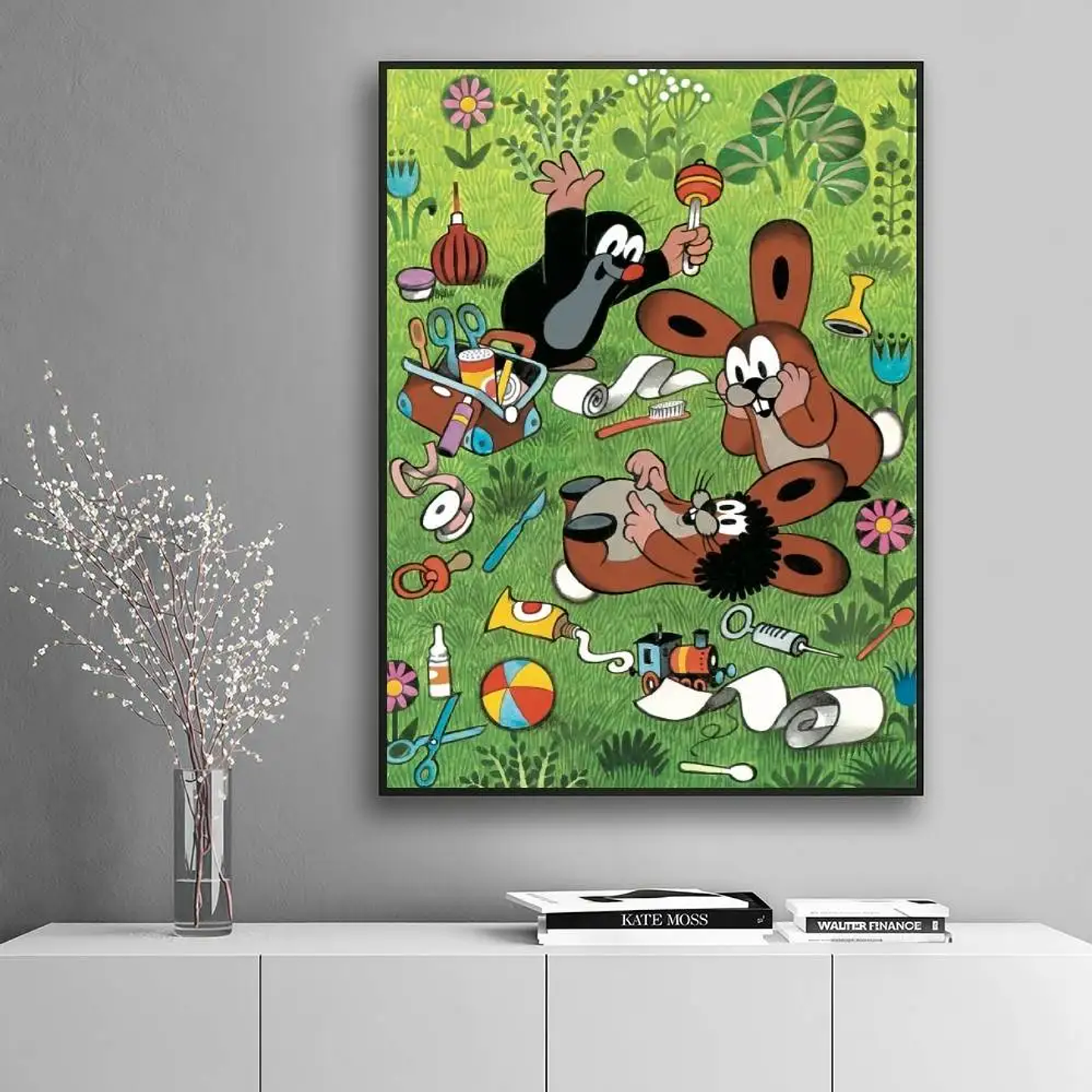 Lindo póster adhesivo de alta definición de The Little Mole, que embellece las paredes del hogar y de la habitación, disponible en diversos estilos. 9