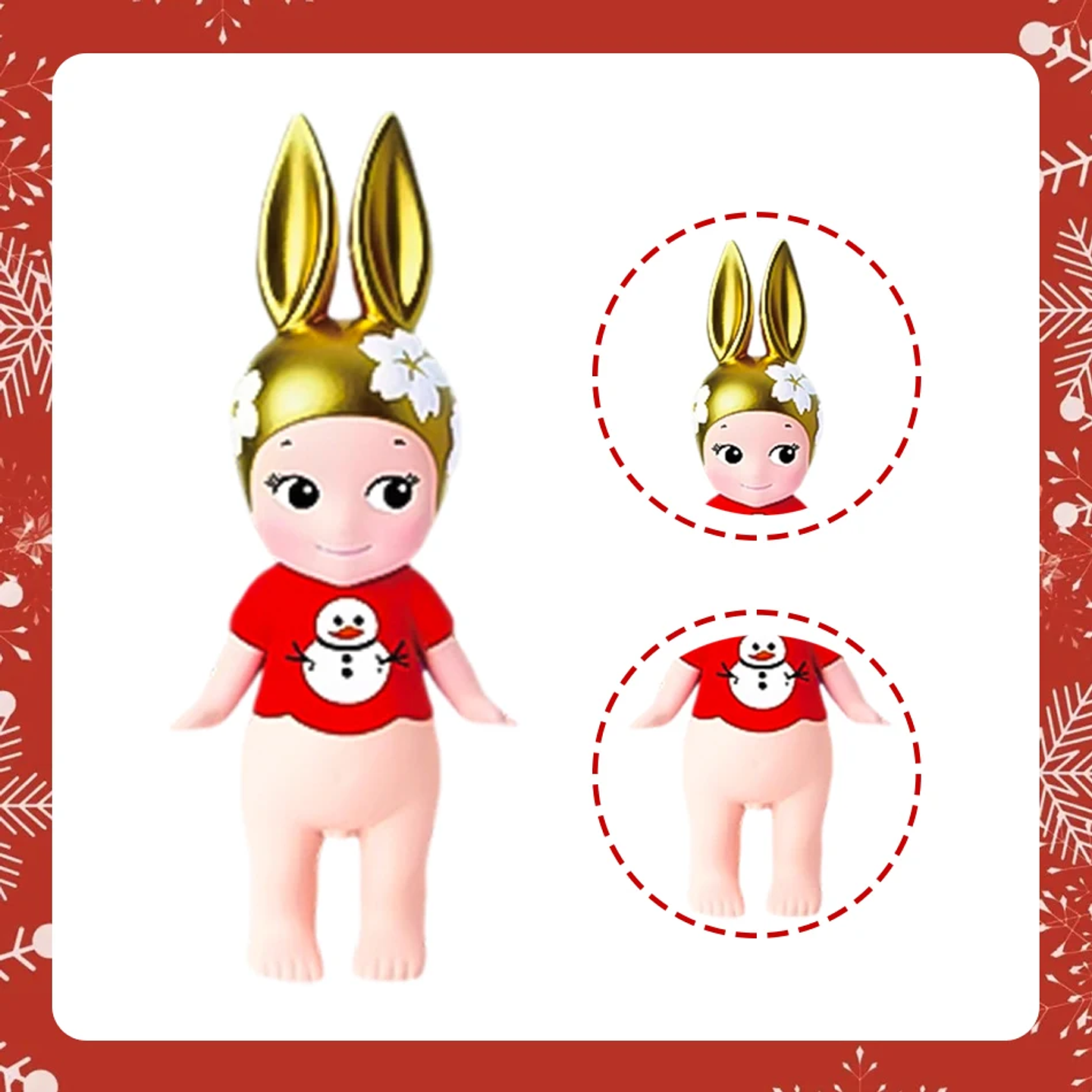 Caja ciega navideña de Sunnys Angel, Mini muñecas de la serie, modelo de coche de PVC, decoración de escritorio, regalos de vacaciones, novedad de 2026 4