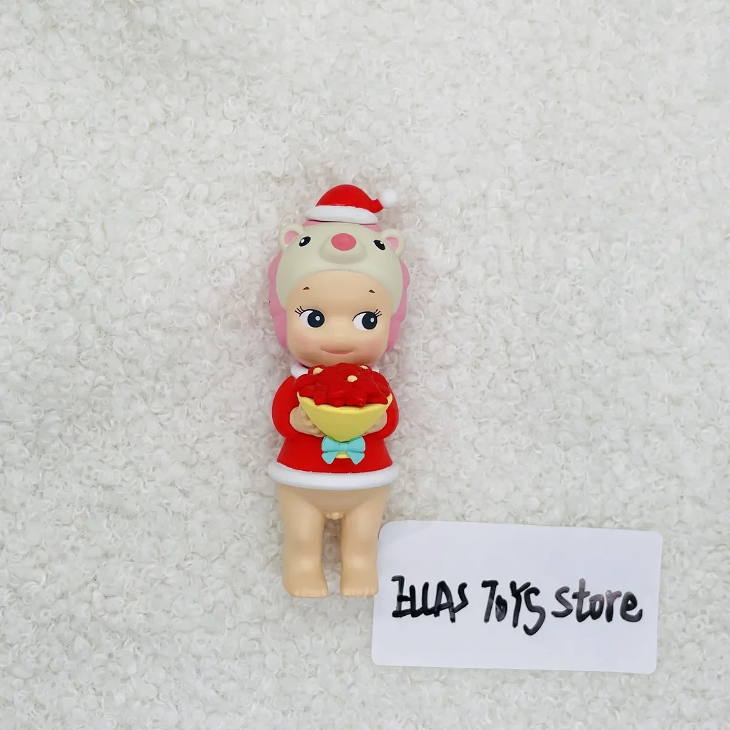 Sonny Angel Regalos de Navidad Serie 2020 Sin caja Sin bolsa Caja ciega Recheado Robby Regalo envuelto Globo de nieve Poinsettia SAS65696 6