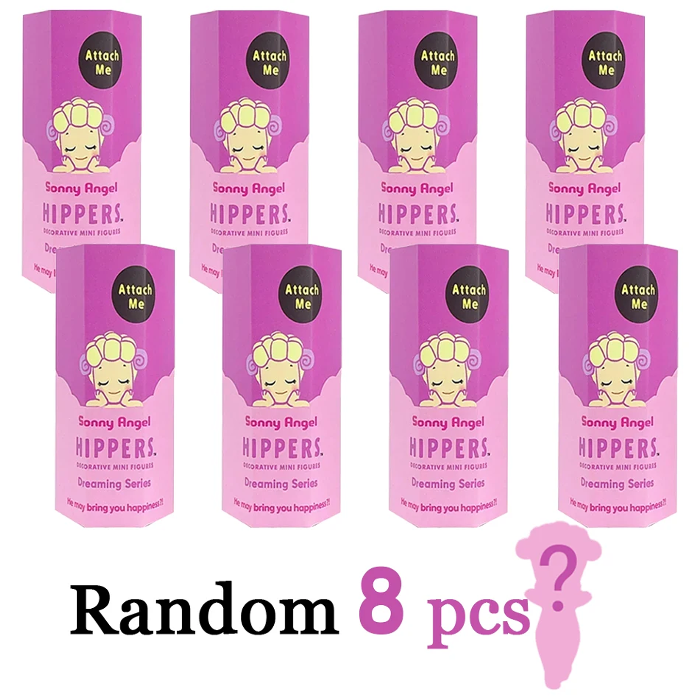 Sonny Angle Dreaming Series, muñeca de Ángel encantadora, adorno de escritorio, 12 piezas, muñeco de Ángel pequeño, adorno de paisaje, sombrero de Animal, diseño de sujeción 8
