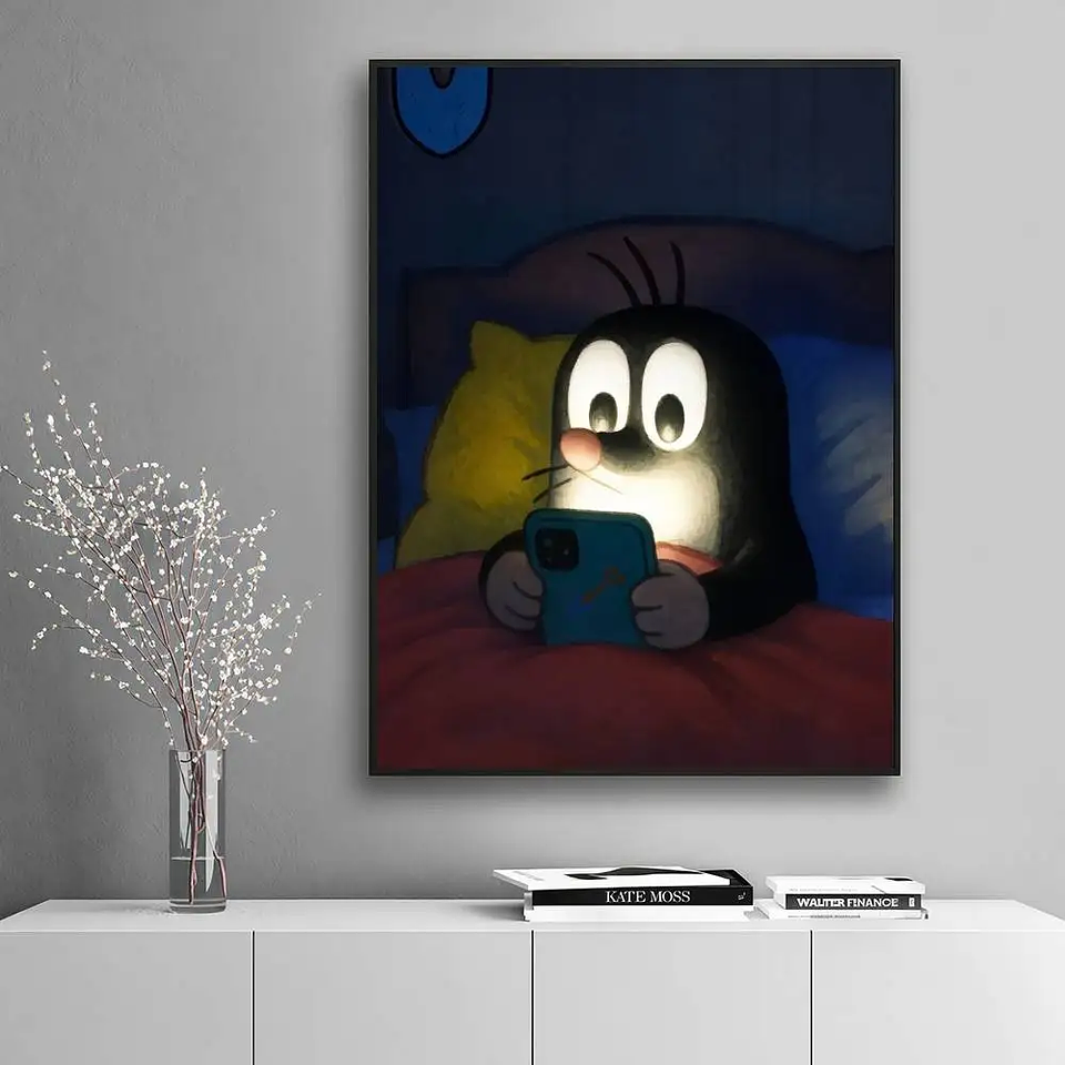 Lindo póster adhesivo de alta definición de The Little Mole, que embellece las paredes del hogar y de la habitación, disponible en diversos estilos. 13