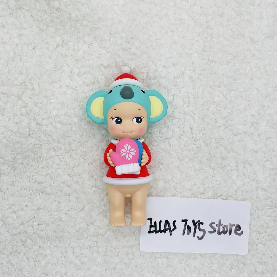 Sonny Angel Regalos de Navidad Serie 2020 Sin caja Sin bolsa Caja ciega Recheado Robby Regalo envuelto Globo de nieve Poinsettia SAS65696 7