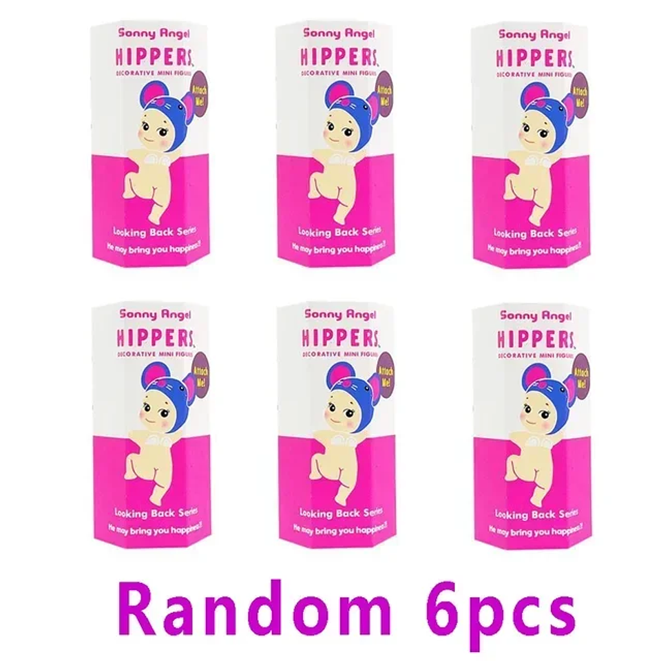 Sonny Angel-Muñeca de caja ciega de la serie Looking Back, figura de Anime para niñas, colección de adornos de escritorio, regalos de cumpleaños y Navidad 7