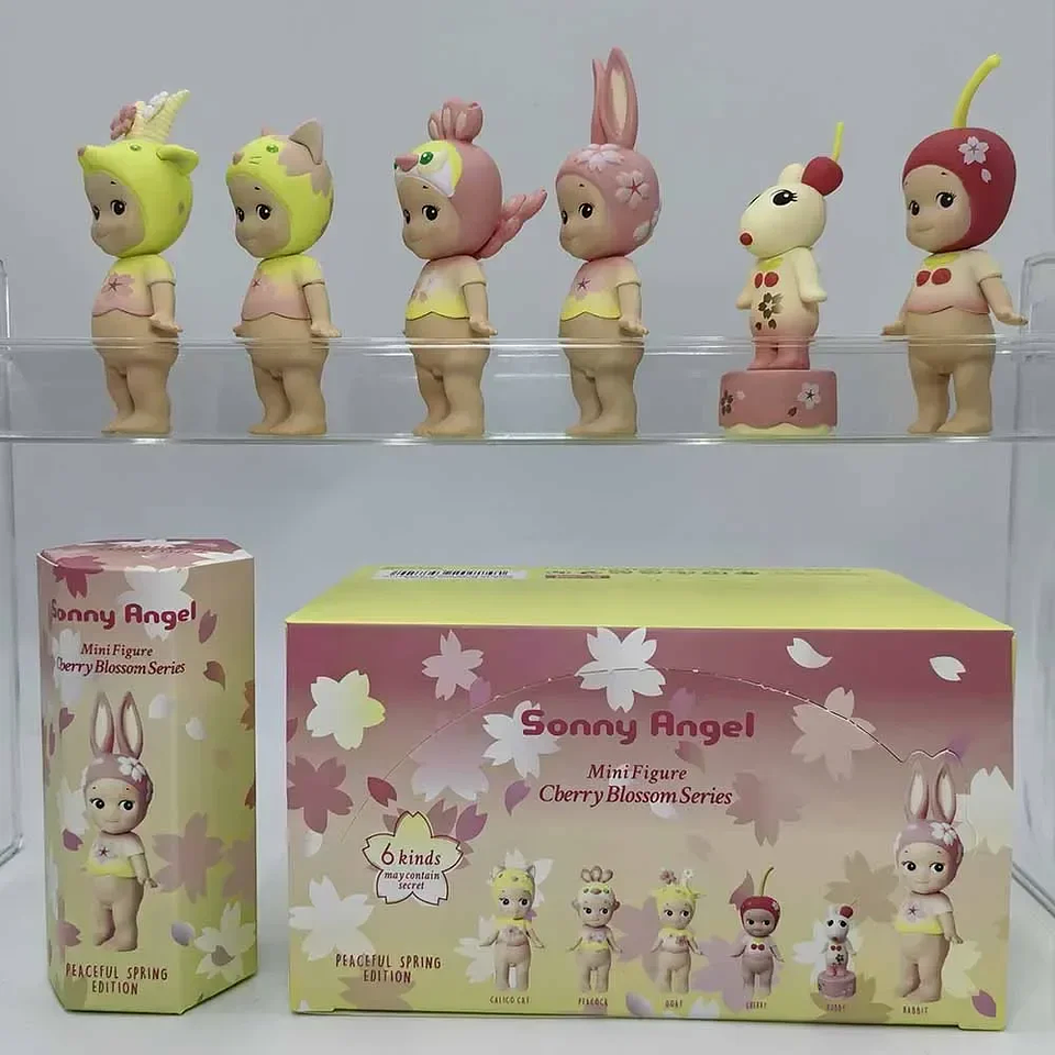 Caja ciega Sonny Angel Cherry Blossom Spring Series edición limitada lindo regalo sorpresa misterio Kawaii estilo japonés coleccionable 5