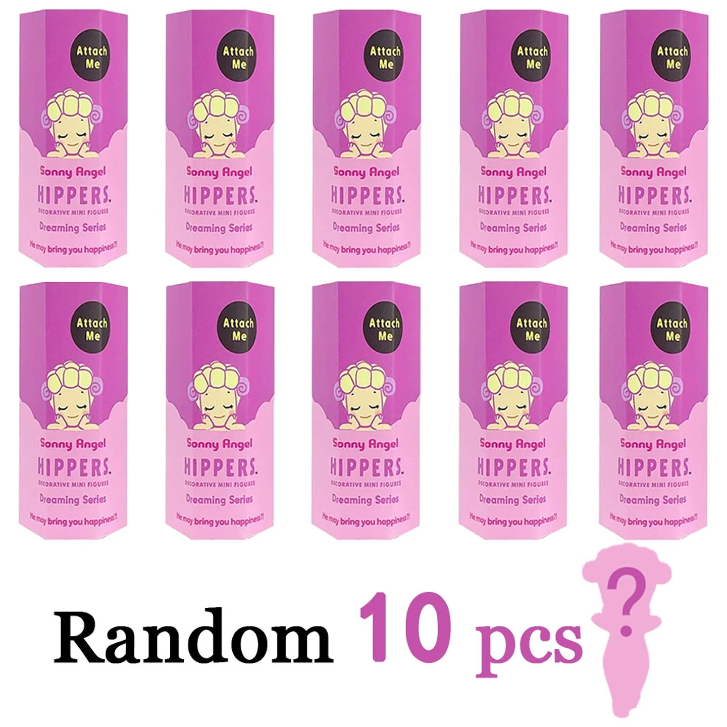 Sonny Angle Dreaming Series, muñeca de Ángel encantadora, adorno de escritorio, 12 piezas, muñeco de Ángel pequeño, adorno de paisaje, sombrero de Animal, diseño de sujeción 10