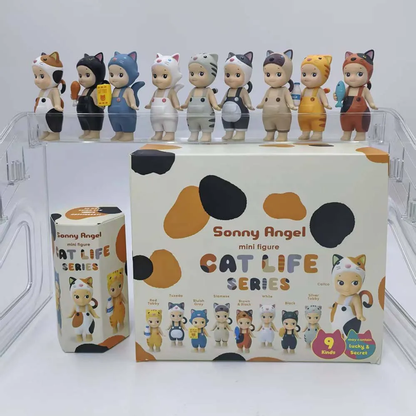 Sonny Angel Mini Cat Life - Set de Cajas Sorpresa, Decoración, Adorno de Dibujos Animados, Juguete Hecho a Mano, Regalo Sorpresa de Cumpleaños y Navidad 2