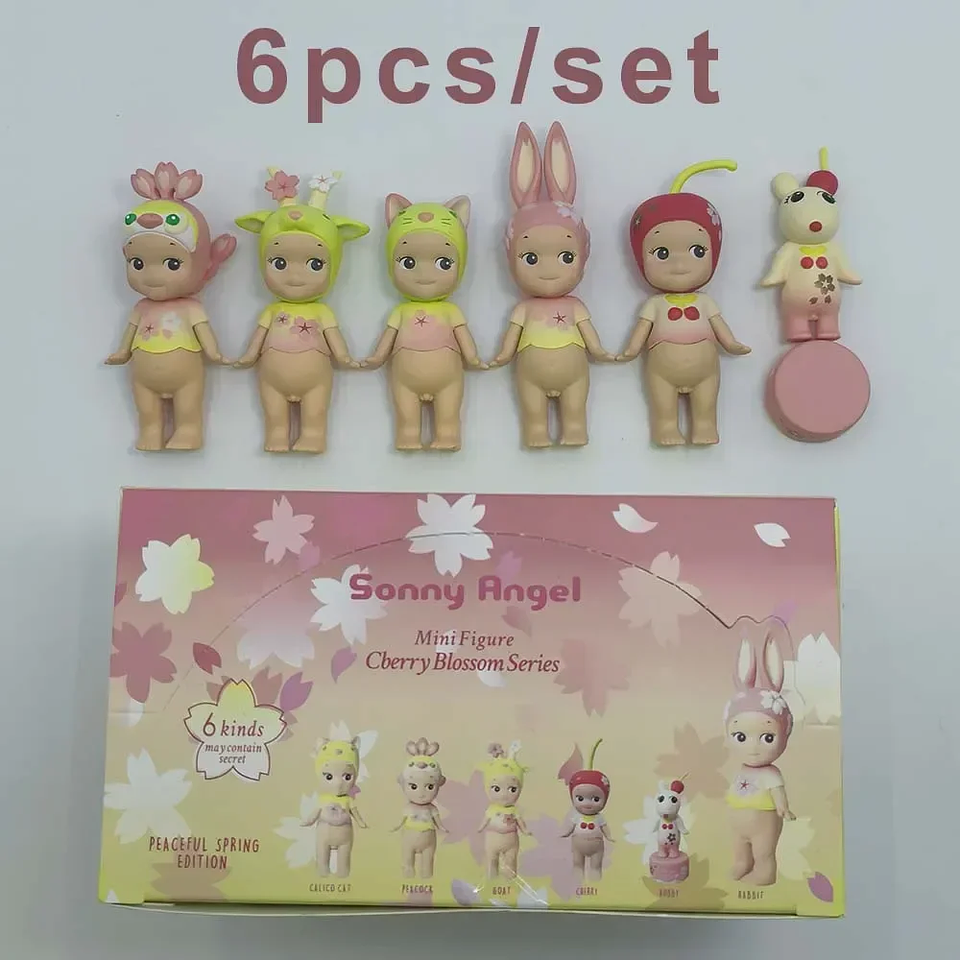 Caja ciega Sonny Angel Cherry Blossom Spring Series edición limitada lindo regalo sorpresa misterio Kawaii estilo japonés coleccionable 7