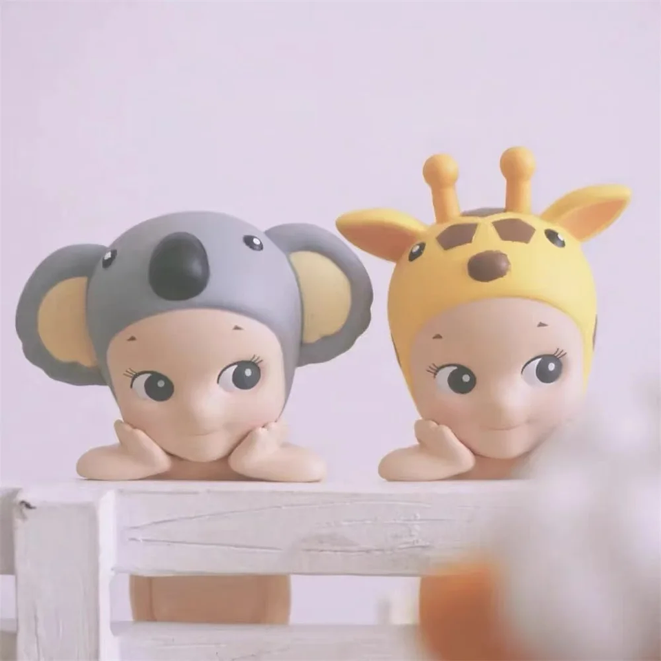 Figura de ángel sonriente, muñeca, muñeca de soporte para mejillas, estatuilla de decoración de coche 20