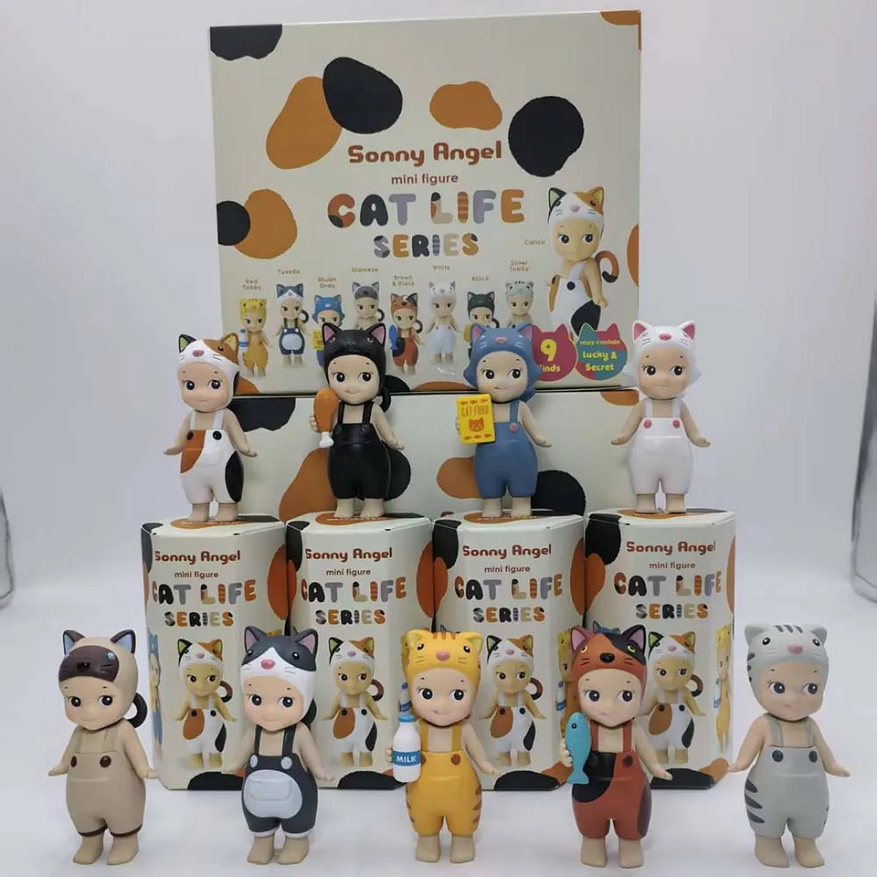 Sonny Angel Mini Cat Life - Set de Cajas Sorpresa, Decoración, Adorno de Dibujos Animados, Juguete Hecho a Mano, Regalo Sorpresa de Cumpleaños y Navidad 4