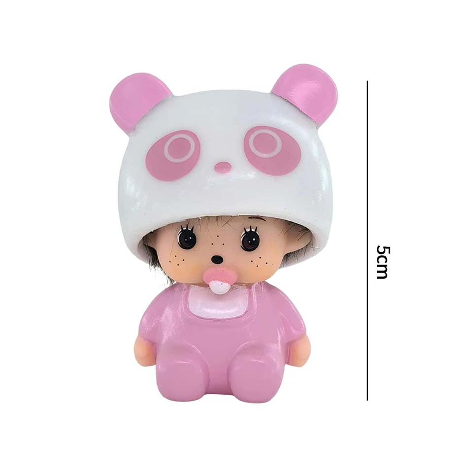 Nuevo estilo de llavero Monchhichi, llavero de Hello Kitty Monchhichi, lindos llaveros Monchi Kitty para bolsos, regalo para el Día del Niño, 몬치치 키링 13