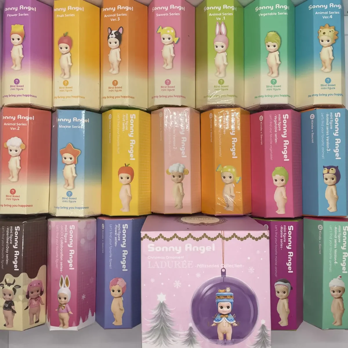 Sonny Angel-caja misteriosa aleatoria, pastel de cumpleaños, colección de Navidad y Halloween, caja ciega de juego de moda, regalos decorativos 2