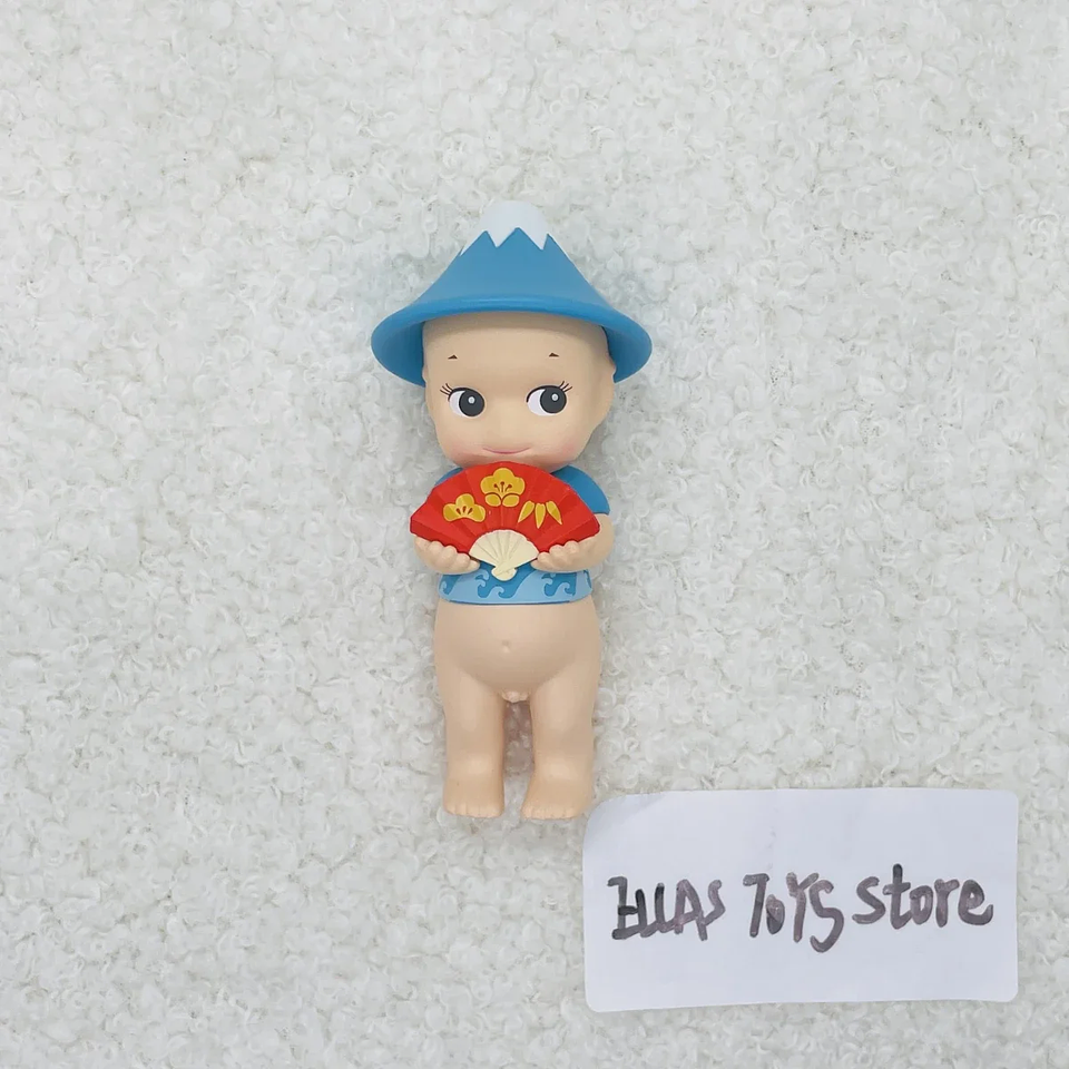 Sonny Angel-Serie japonesa de buena suerte, sin caja, sin bolsa, caja ciega, soporte para gato de la suerte, perro mapache Fuji Daruma SAS65718 2