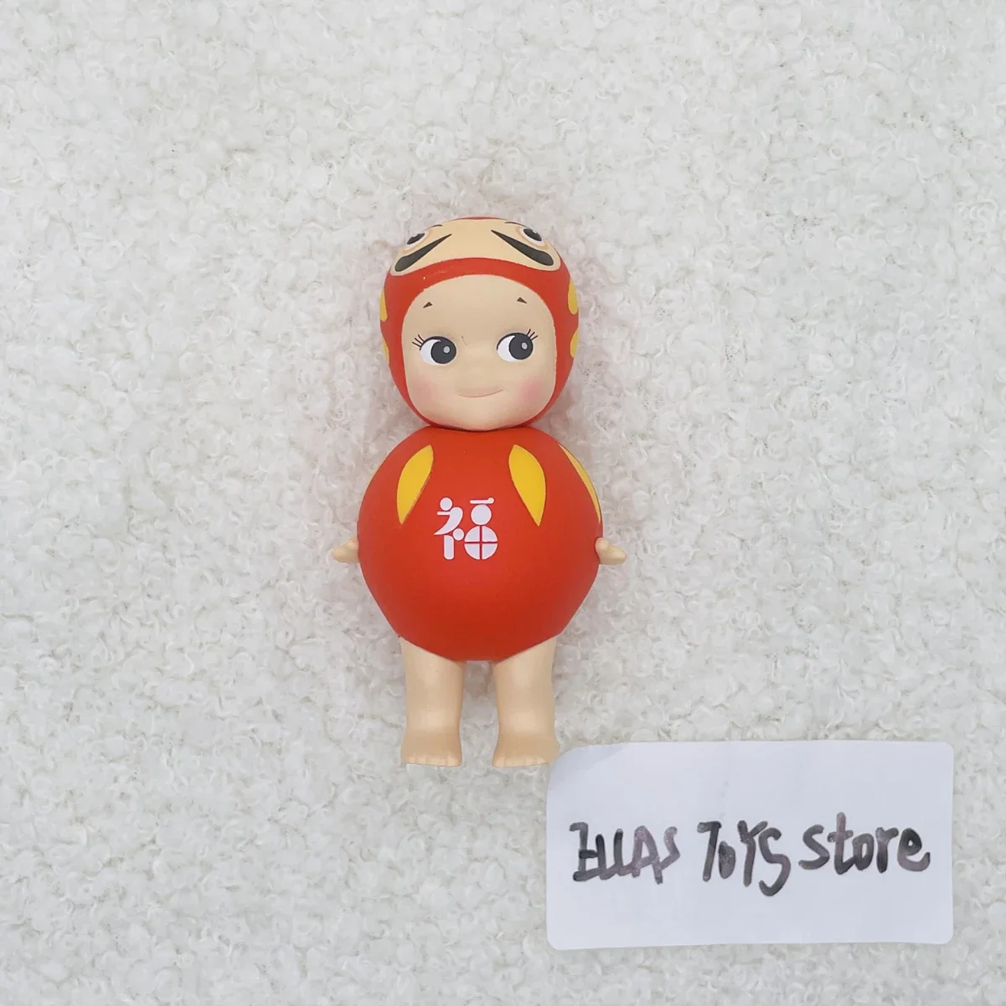 Sonny Angel-Serie japonesa de buena suerte, sin caja, sin bolsa, caja ciega, soporte para gato de la suerte, perro mapache Fuji Daruma SAS65718 3