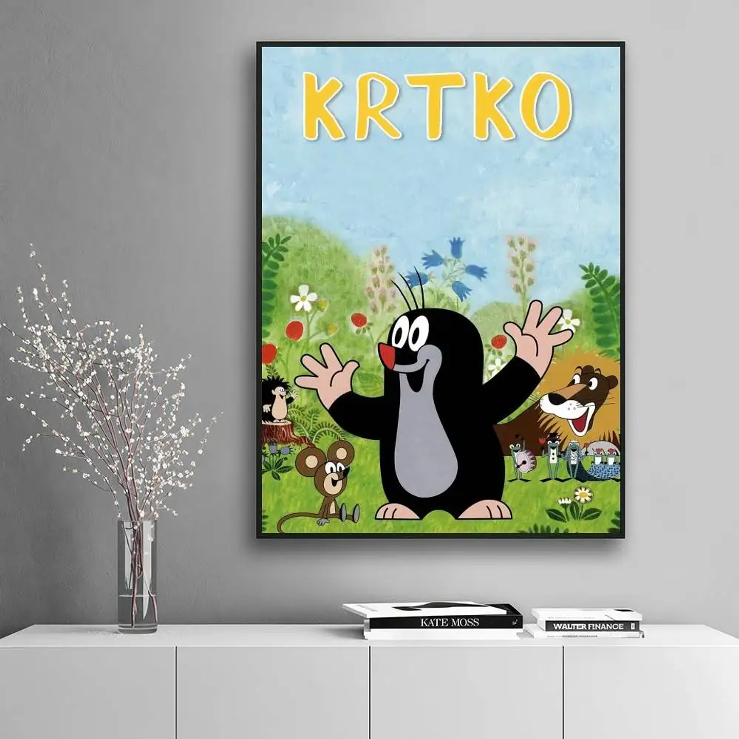 Lindo póster adhesivo de alta definición de The Little Mole, que embellece las paredes del hogar y de la habitación, disponible en diversos estilos. 15