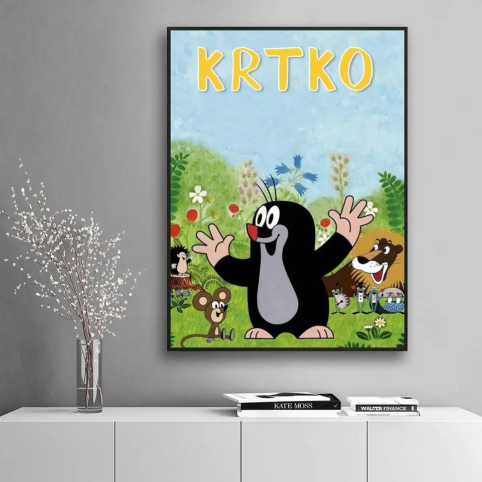 Lindo póster adhesivo de alta definición de The Little Mole, que embellece las paredes del hogar y de la habitación, disponible en diversos estilos. 15