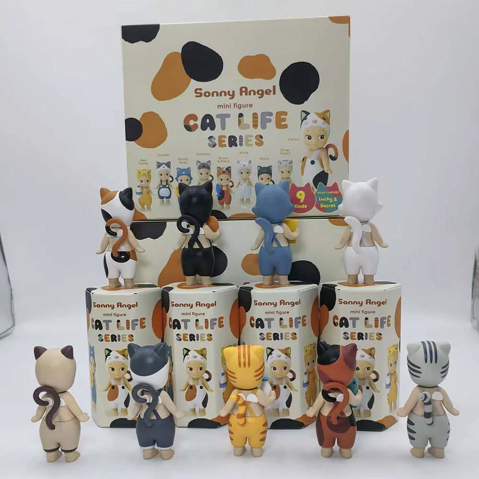 Sonny Angel Mini Cat Life - Set de Cajas Sorpresa, Decoración, Adorno de Dibujos Animados, Juguete Hecho a Mano, Regalo Sorpresa de Cumpleaños y Navidad 6