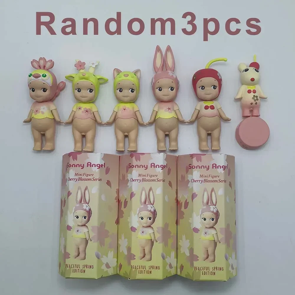 Caja ciega Sonny Angel Cherry Blossom Spring Series edición limitada lindo regalo sorpresa misterio Kawaii estilo japonés coleccionable 10