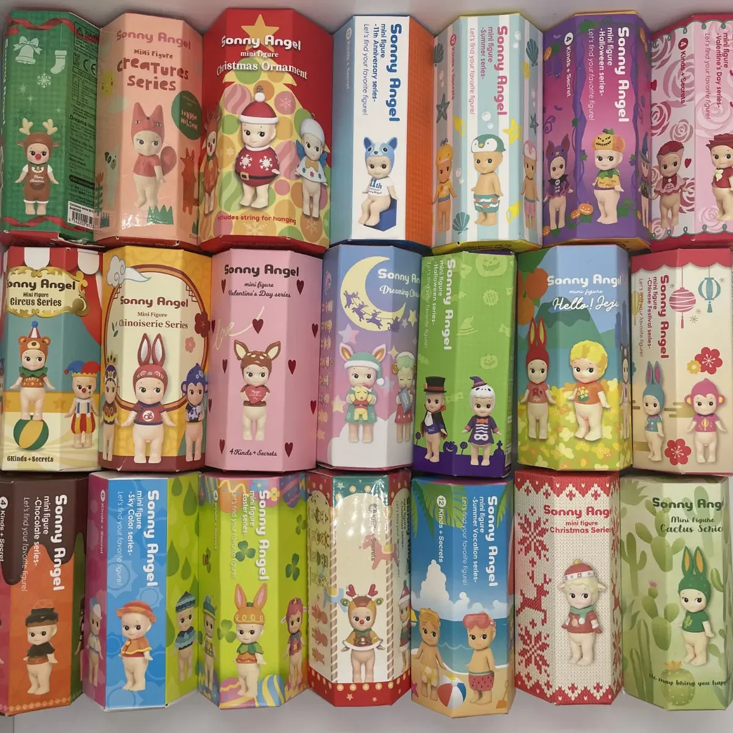 Sonny Angel-caja misteriosa aleatoria, pastel de cumpleaños, colección de Navidad y Halloween, caja ciega de juego de moda, regalos decorativos 3