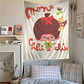 Lindo m-monchhichis-s tapiz colorido colgante de pared Tarot Hippie alfombras de pared dormitorio decoración del hogar - Miniatura 8