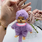 2025 NEW XS High Quality 15cm Vinyl Plush Monchichis Keychain Kawaii Doll Toy - Miniatura 12
