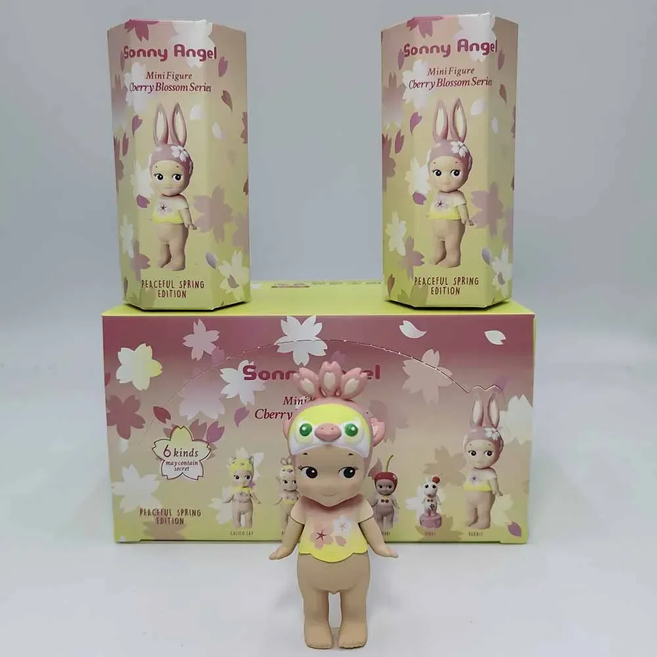 Caja ciega Sonny Angel Cherry Blossom Spring Series edición limitada lindo regalo sorpresa misterio Kawaii estilo japonés coleccionable 13
